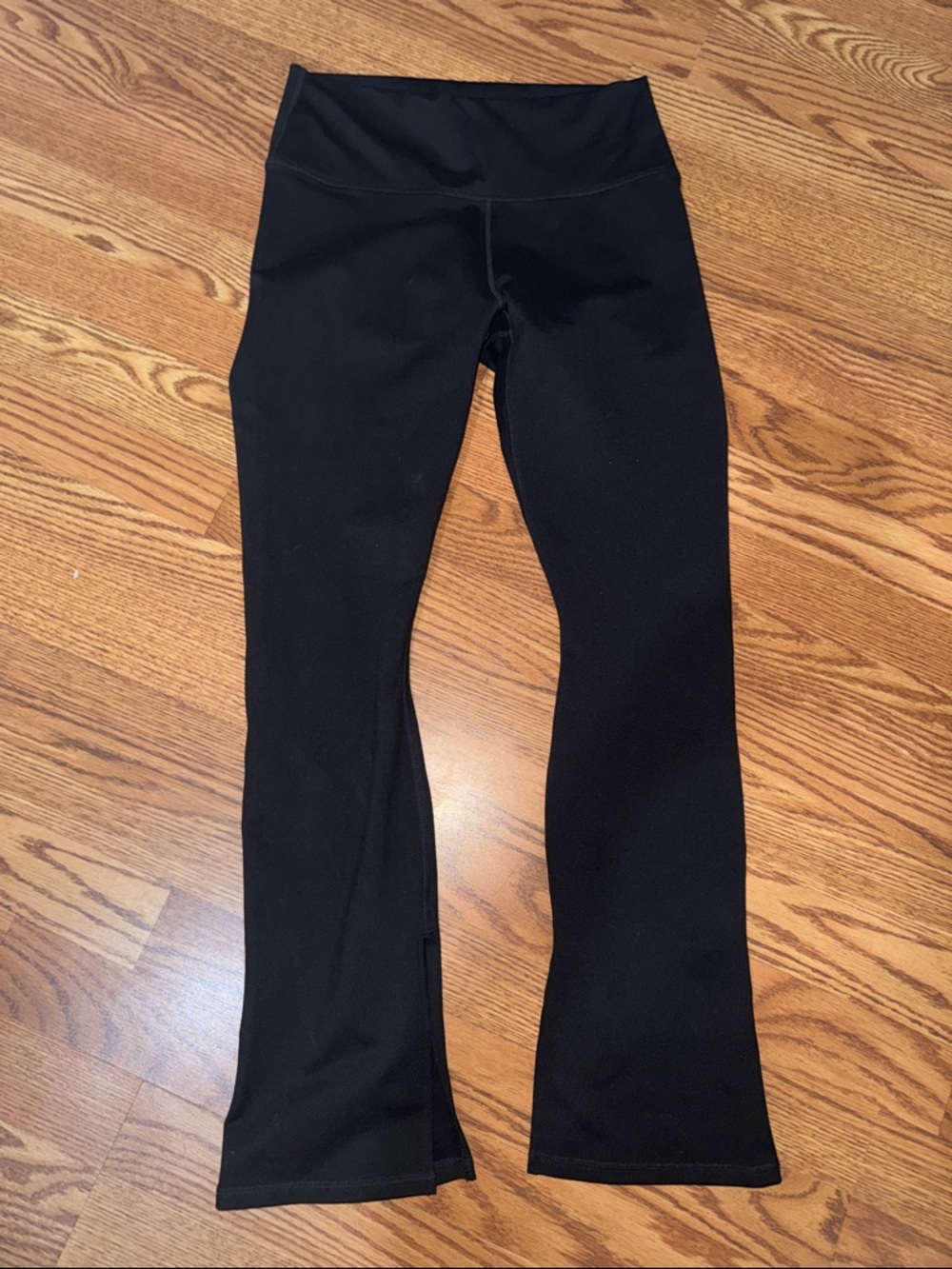 Fabletics Black High-Rise Flare Leggings - Solid Black
